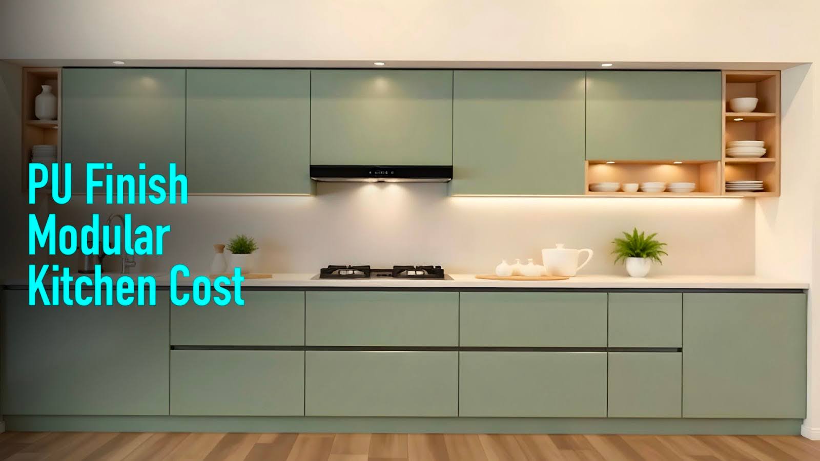 PU Finish Modular Kitchen