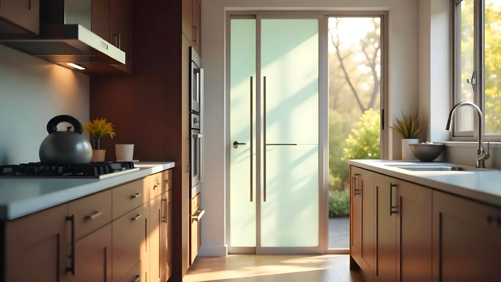 Sliding Kitchen Door Designs: Space-Saving Solutions