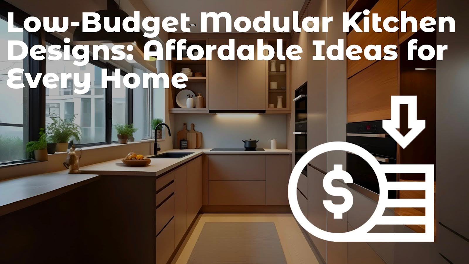 Low Cost Simple Kitchen Designs | Budget-Friendly Modular Kitchen Ideas
  
                                