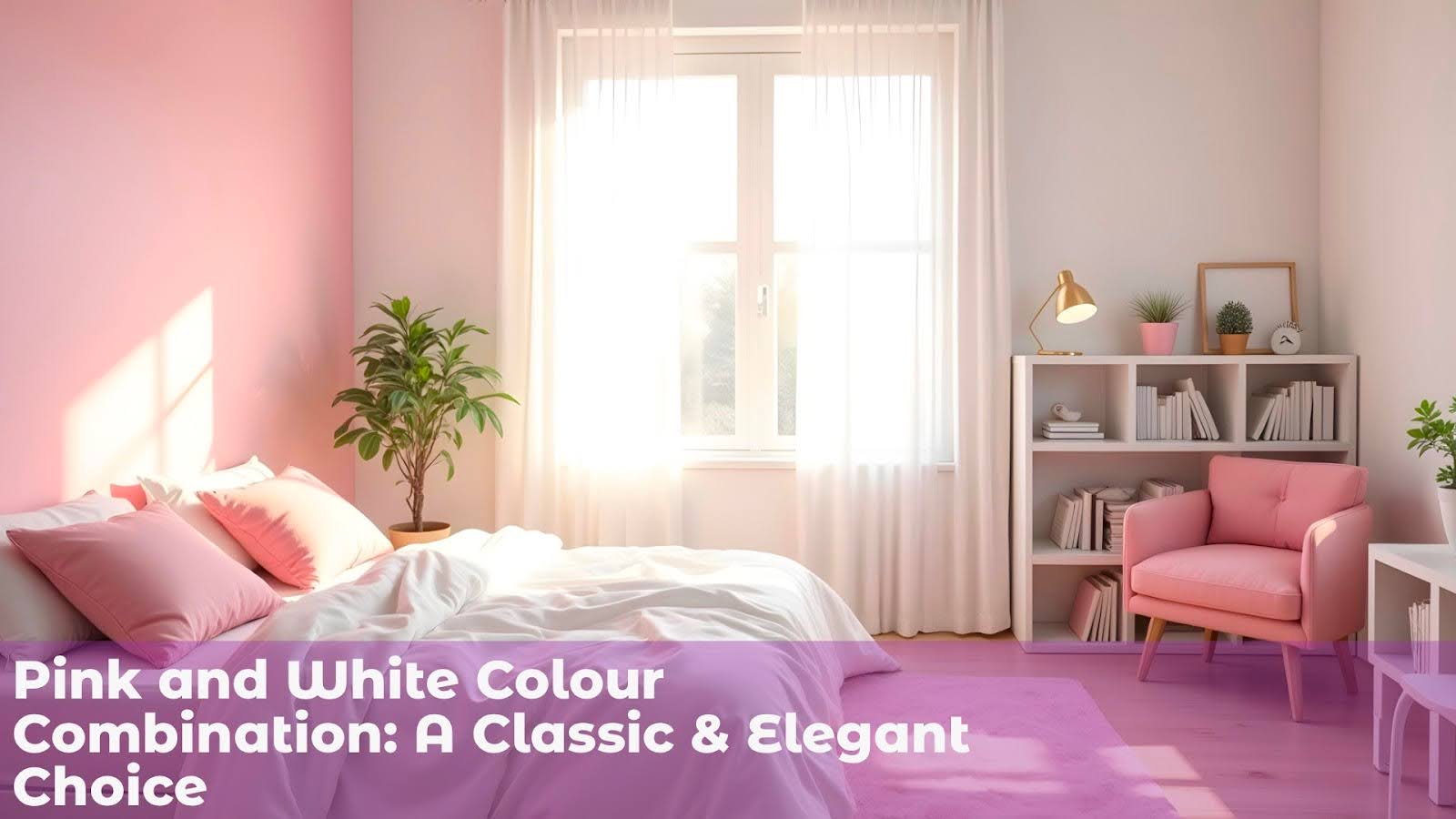 1. Pink and White Colour Combination: A Classic & Elegant Choicen